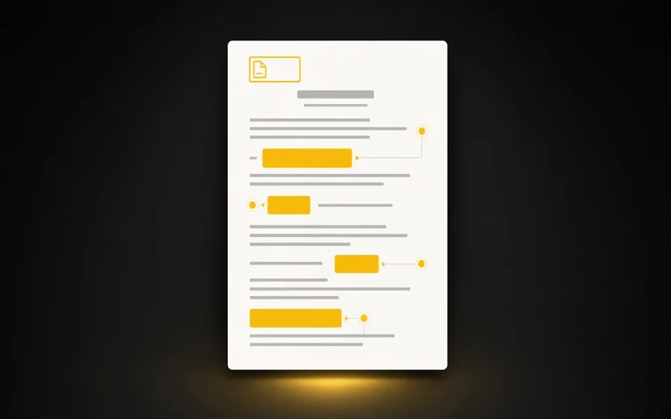 AI contract review highlighting risk flags on a construction contract